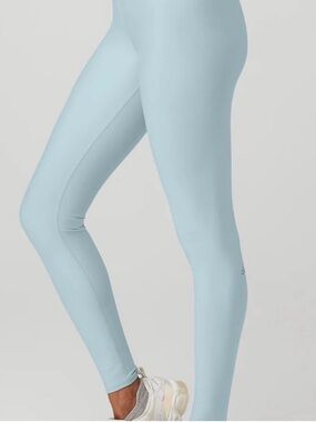 ALO Yoga Airbrush Light Blue High-Rise Leggings